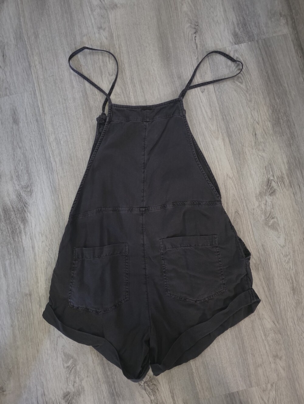 Billabong Wild Pursuit Shortalls Charcoal Gray size Medium - Picture 5 of 5
